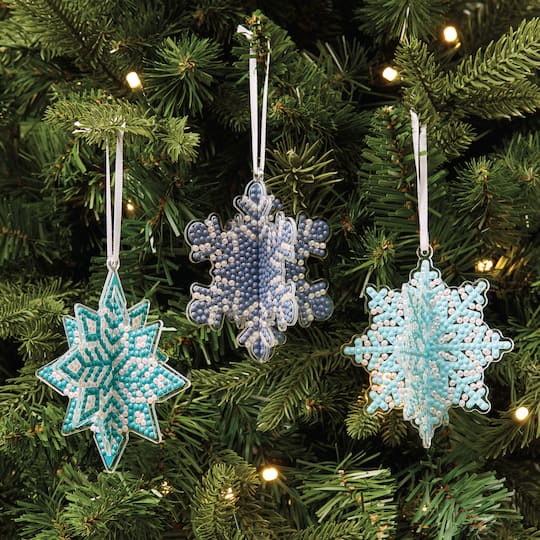 Michaels, 3D Snowflake Diamond Art Ornament Kit by Make Market® – Category: Diamond Painting Kits